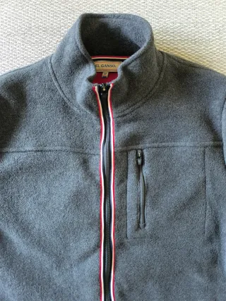 Chaqueta Polar El Ganso Talla M Gris/Roja