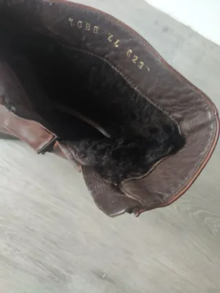 Botines de piel forrados caballero