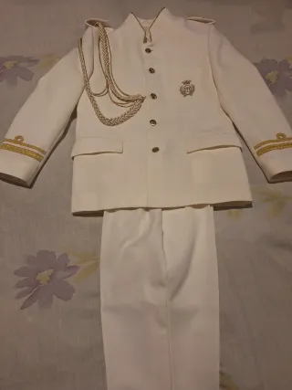 Traje de comunión niño blanco