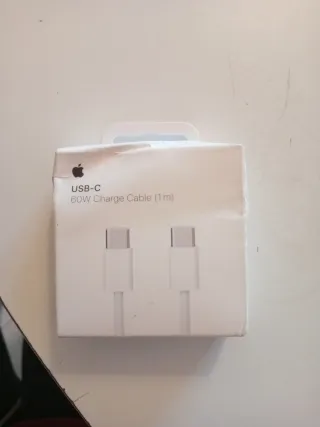 Cable Carga USB-C Apple 60W (1m)