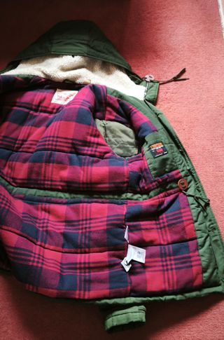 Parka Levi's Impermeable Talla L Verde