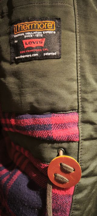 Parka Levi's Impermeable Talla L Verde