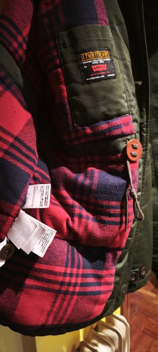 Parka Levi's Impermeable Talla L Verde