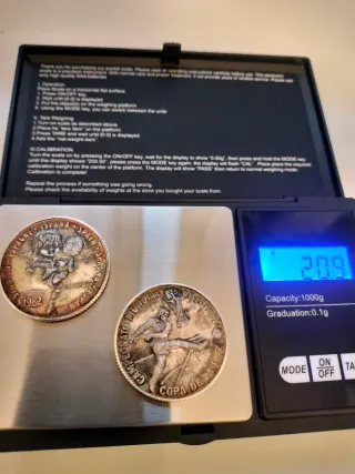 Medallas Plata Mundial España 1982