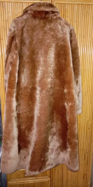 URGE Abrigo piel señora beige/marrón