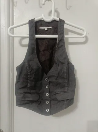 Chaleco Bershka marrón