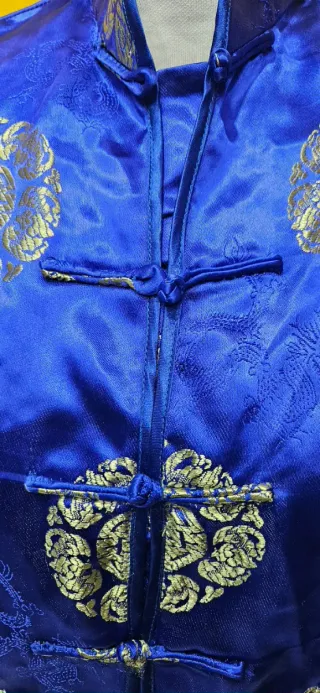 Kimono Donna Blu/Oro