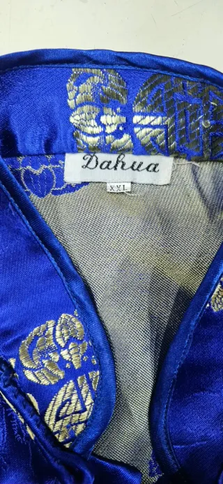 Kimono Donna Blu/Oro