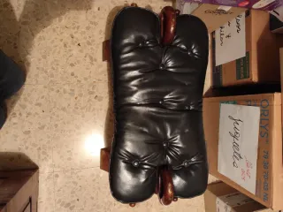 Sillón vintage madera tallada