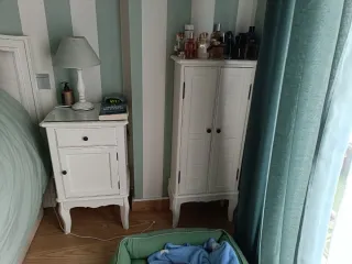 Conjunto cabecero, mesillas y sinfonier