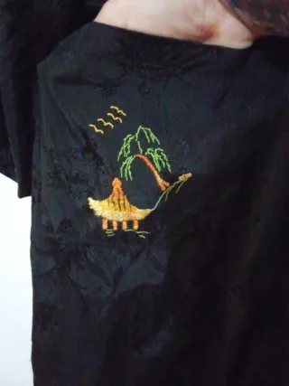 Bata japonesa kimono casa multicolor