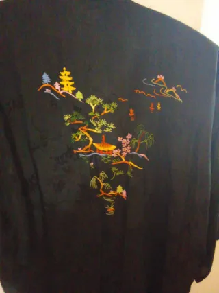 Bata japonesa kimono casa multicolor