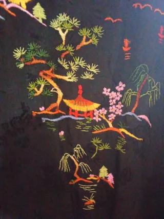 Bata japonesa kimono casa multicolor