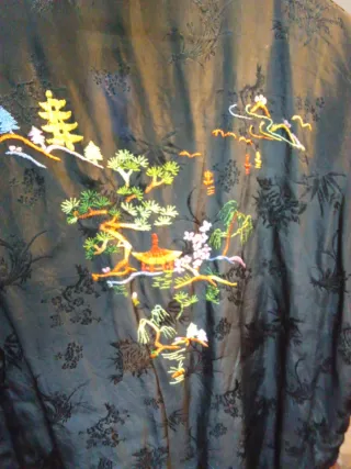 Bata japonesa kimono casa multicolor