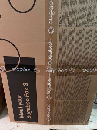 Carrito Bugaboo Fox 3 2 en 1 +plastico de  lluvia.