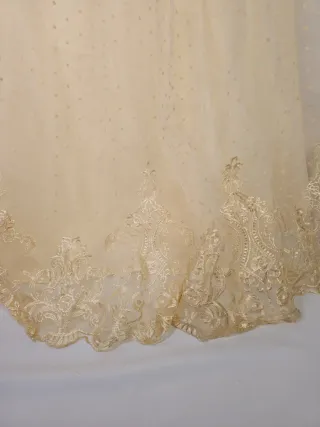 Vestido de fiesta Comunión Boda Oro Blanco