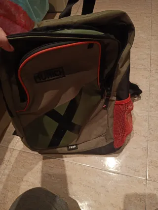 Mochila Munich Verde y Naranja