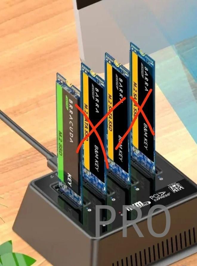 Aoduke M.2 SSD NVMe Enclosure - 4 Bays