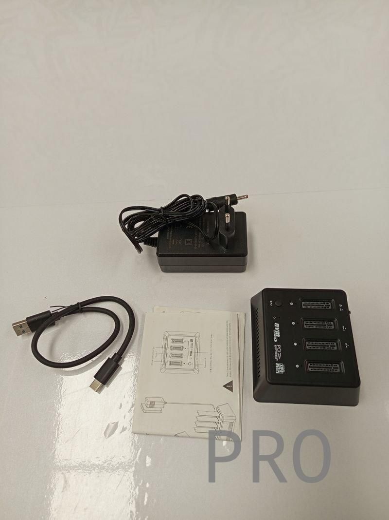 Aoduke M.2 SSD NVMe Enclosure - 4 Bays afbeelding 2