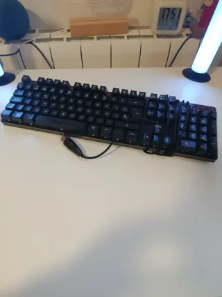 Teclado Mecánico Negro USB