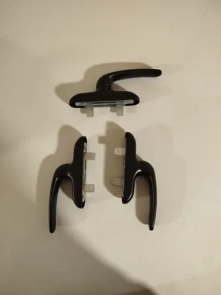 Cremonas para ventana/balconera (Negras) - pack