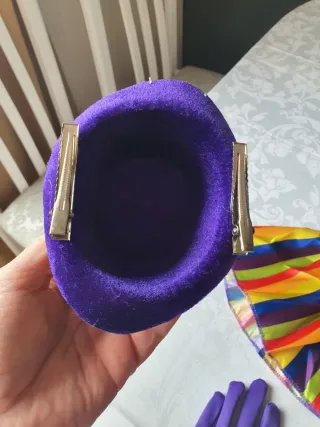 Disfraz Payaso y Guantes Arcoíris