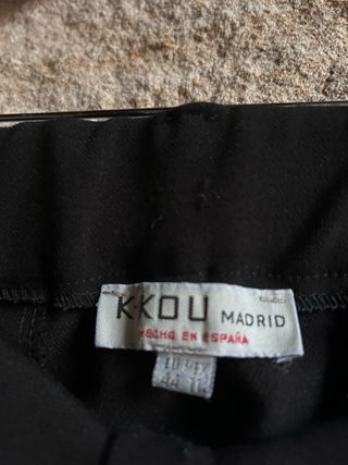 Pantalón negro K - KOU Talla 44 - 1