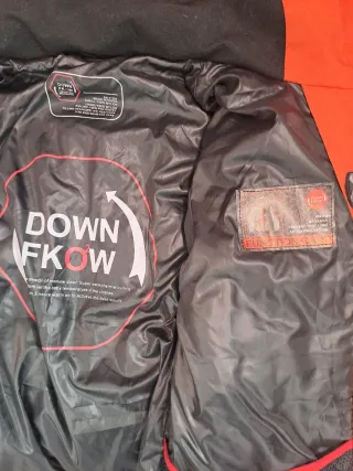 Parka Naranja con Plumón Talla M Unisex Nuevo