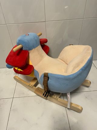 Caballito balancín infantil avión