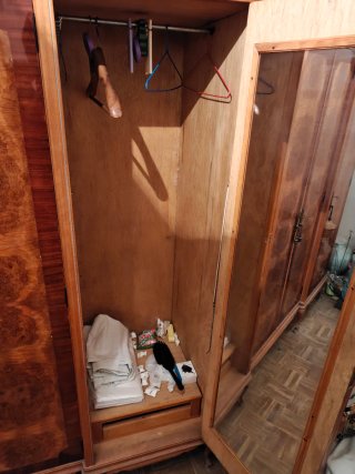 Conjunto muebles dormitorio habitación antiguo