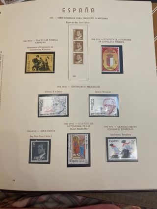 ÁlbumIIde sellos España Homenaje Rey Juan Carlos I