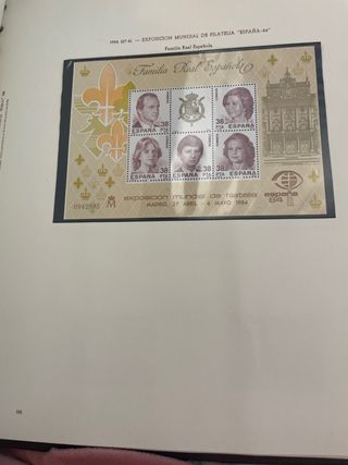 ÁlbumIIde sellos España Homenaje Rey Juan Carlos I