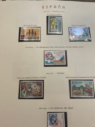 ÁlbumIIde sellos España Homenaje Rey Juan Carlos I