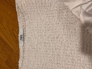 Falda Zara blanca volantes sin estrenar