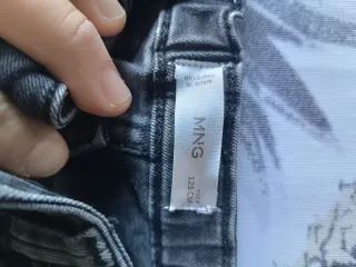 Pantalón vaquero niña gris