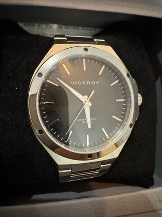 Reloj Viceroy Pulsera Negro y Plateado
