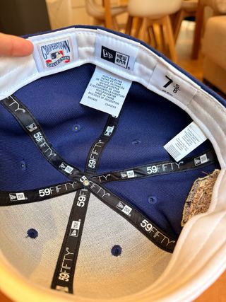 Gorra New Era SD Azul y Dorado original