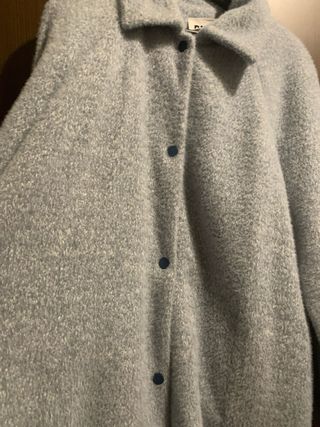 Abrigo Bimba y Lola gris con cinturón