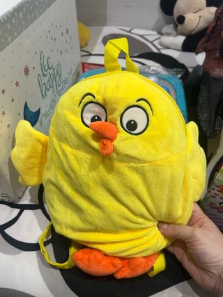 Mochila infantil pollo amarillo