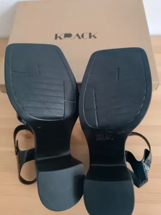 Sandalias de plataforma negras