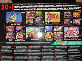 Mini SNES Classic con 21 giochi