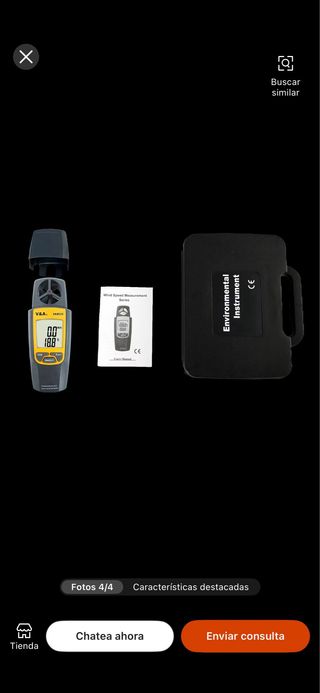 Anemómetro/Termómetro MEDID VA8020