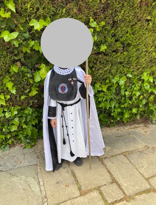 Túnica niño cofrade Expiración Úbeda talla 6