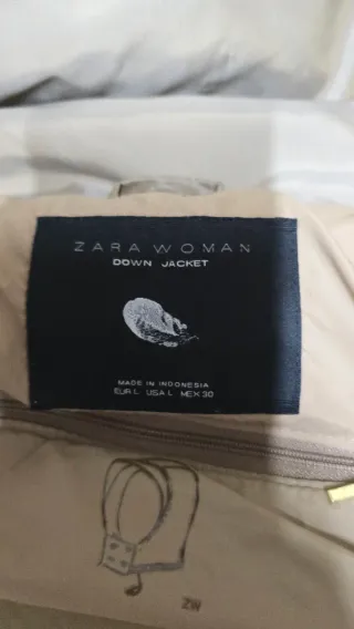 Chaqueta Zara Marrón Talla M