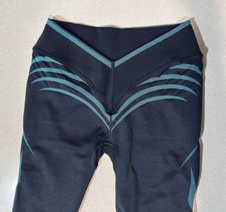 Leggings Gymshark Apex Lift Seamless S negro y azu