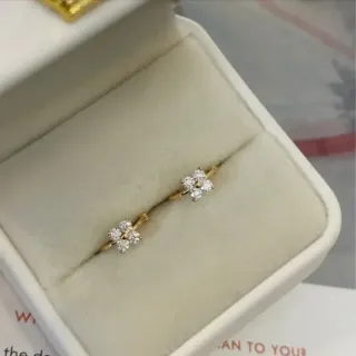 Orecchini  argento sterling 925 con placcatura oro