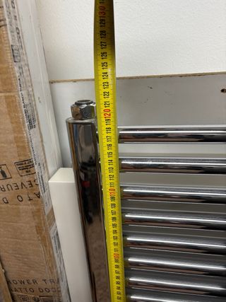 Radiador toallero plateado