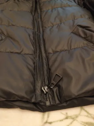 Plumífero grueso n de nube negro