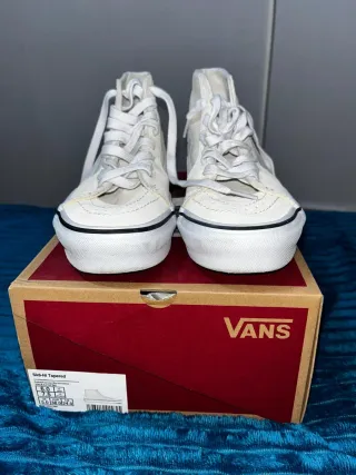 Zapatillas Vans SK8-Hi Tapered Blancas Talla 38