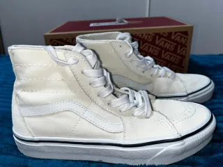 Zapatillas Vans SK8-Hi Tapered Blancas Talla 38